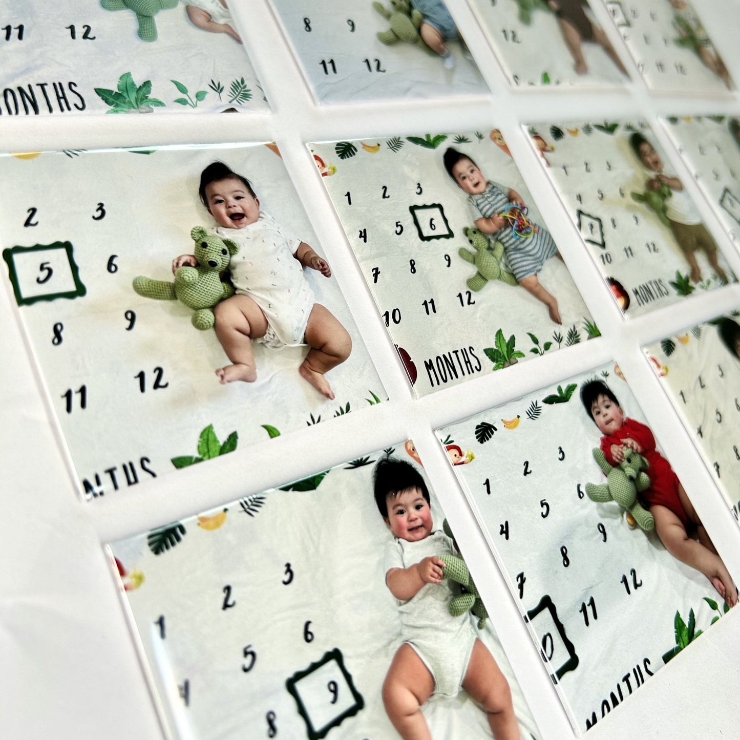 Baby's First Year Magnets - Set of 12