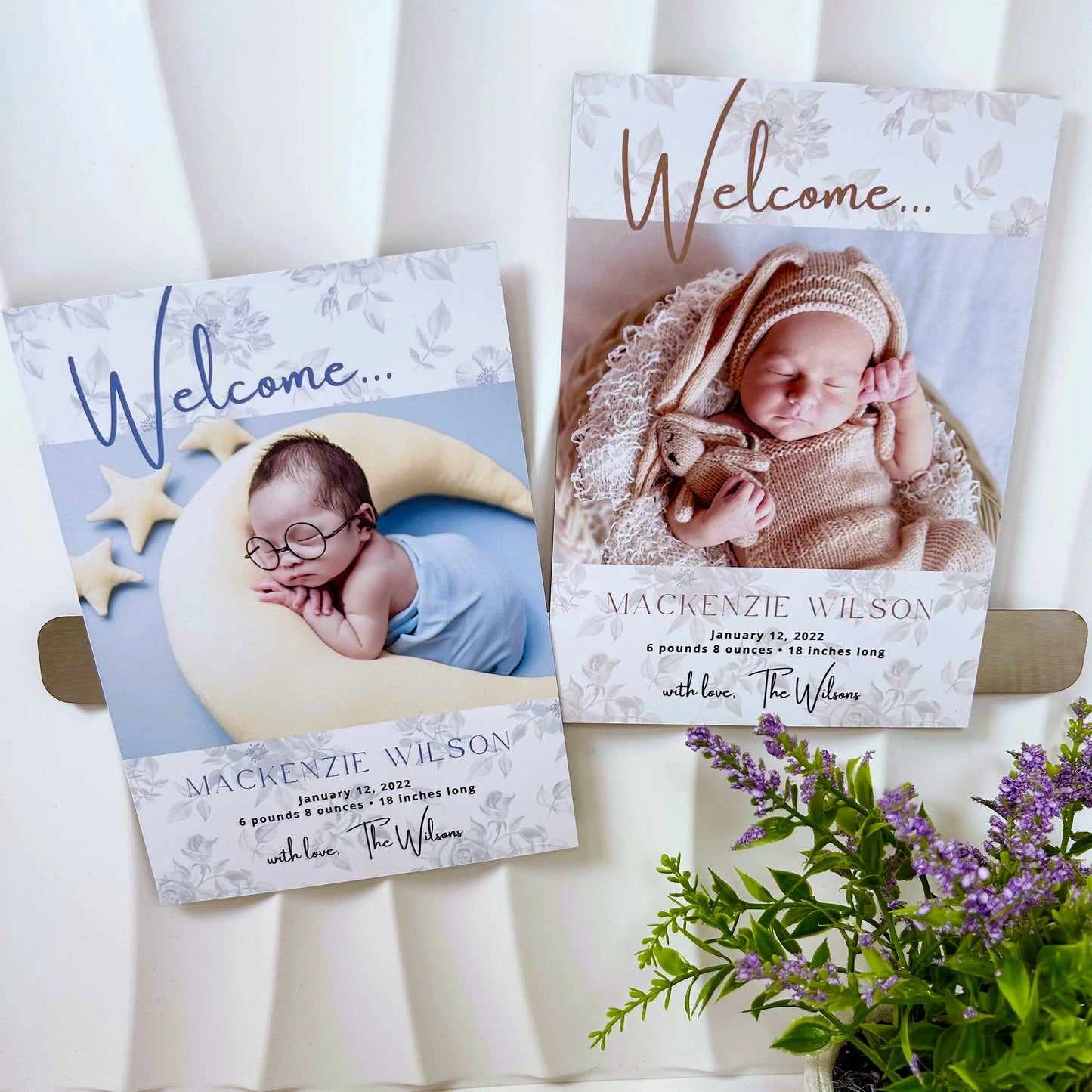 Custom Baby Announcement Magnets