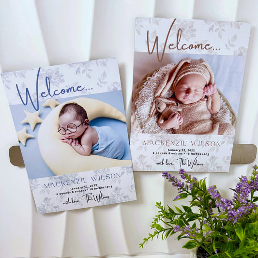 Custom Baby Announcement Magnets