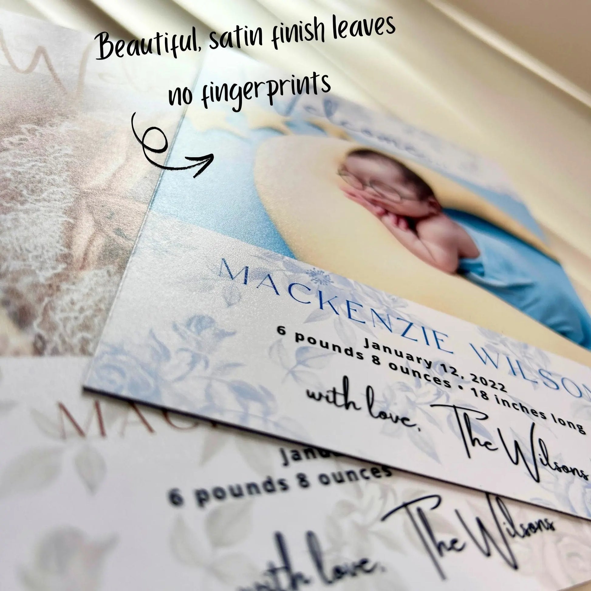 Custom Baby Announcement Magnets