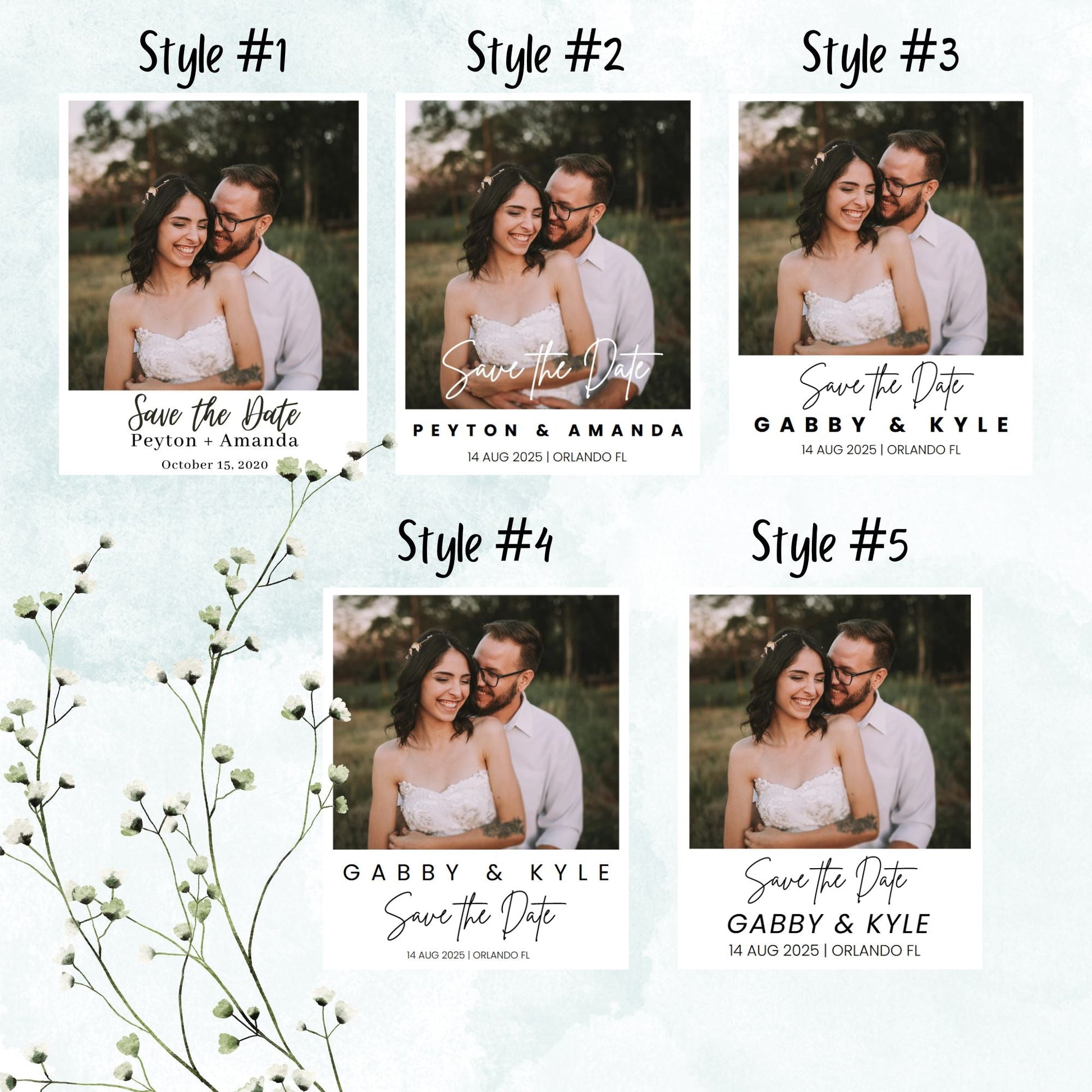 Personalized Save the Date Magnet Options Timeless Crafts