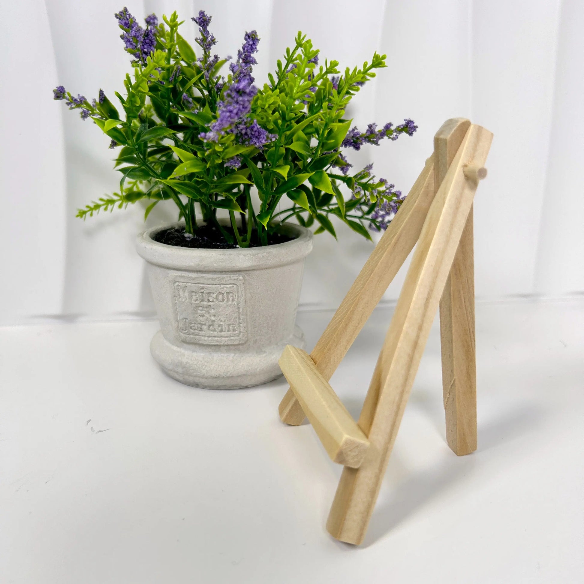 wooden easel timeless crafts side 2