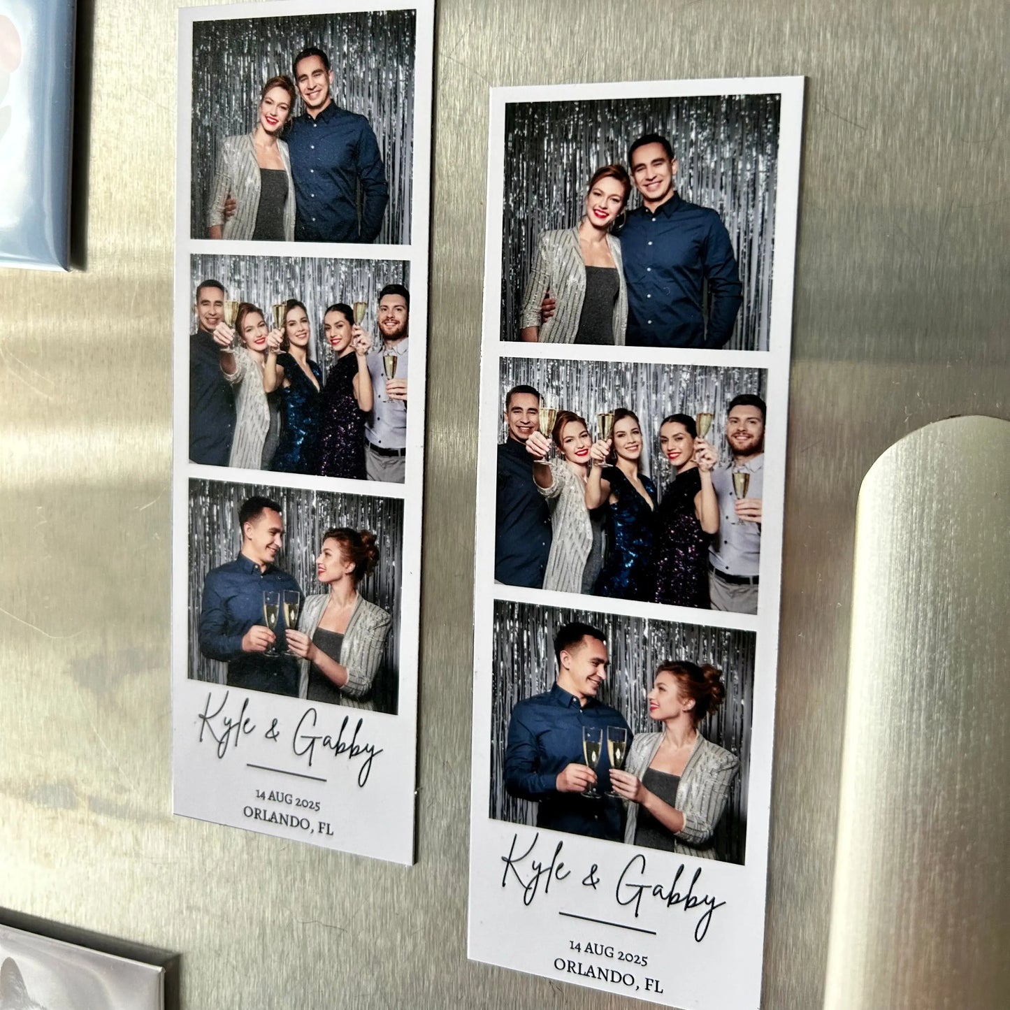 Personalized Photobooth Magnets - Timeless Crafts