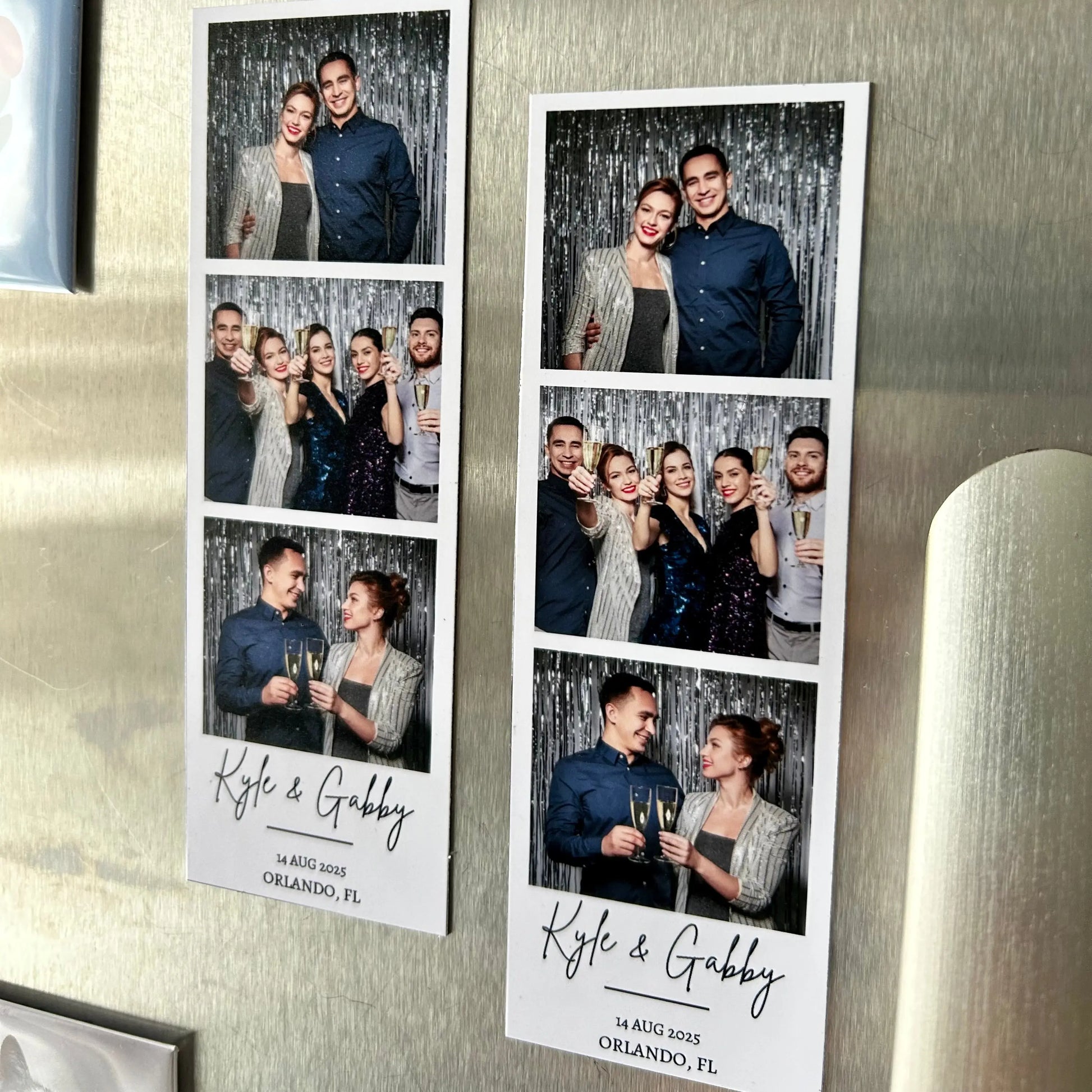 Personalized Photobooth Magnets - Timeless Crafts