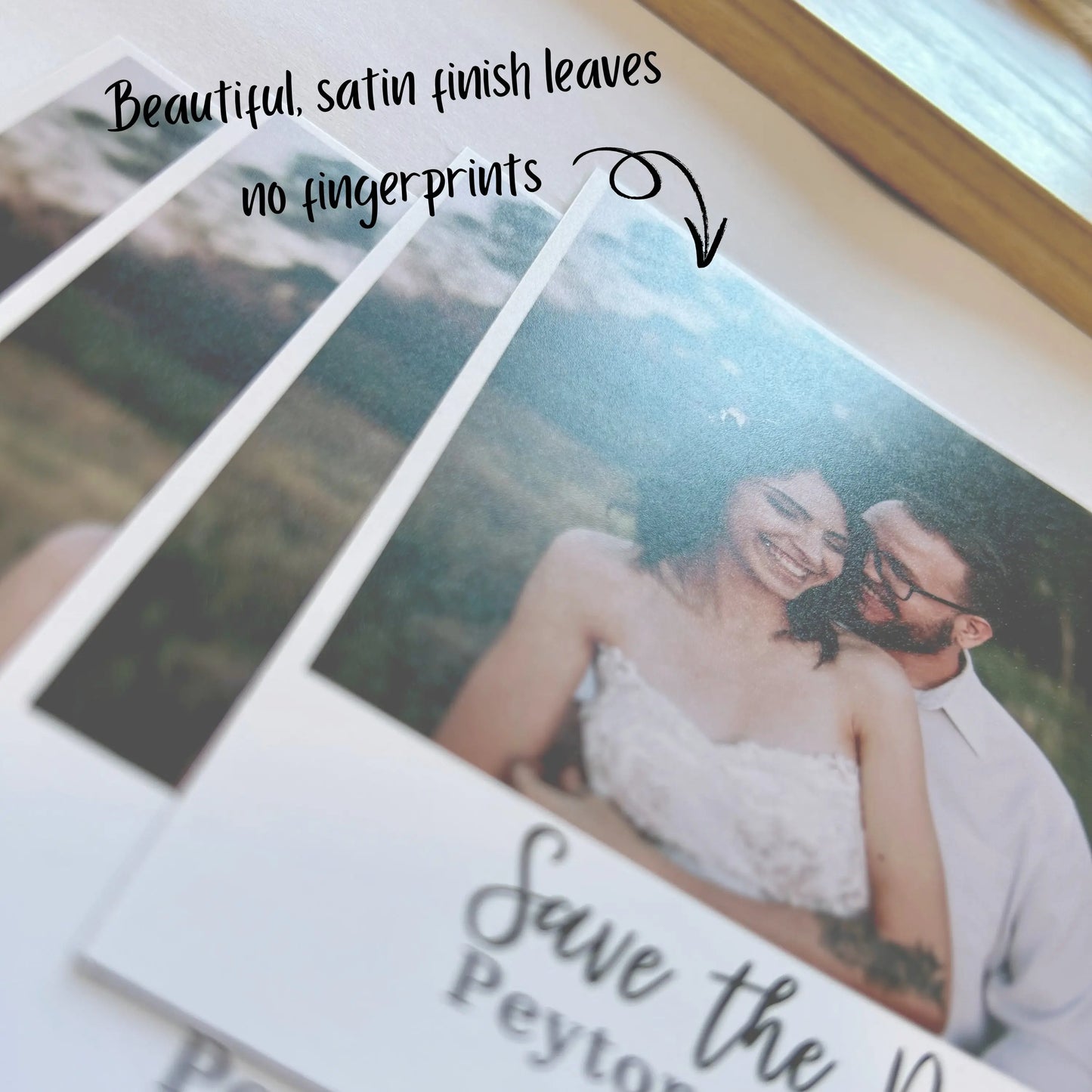 Personalized Save the Date Photo Magnets - Timeless Crafts