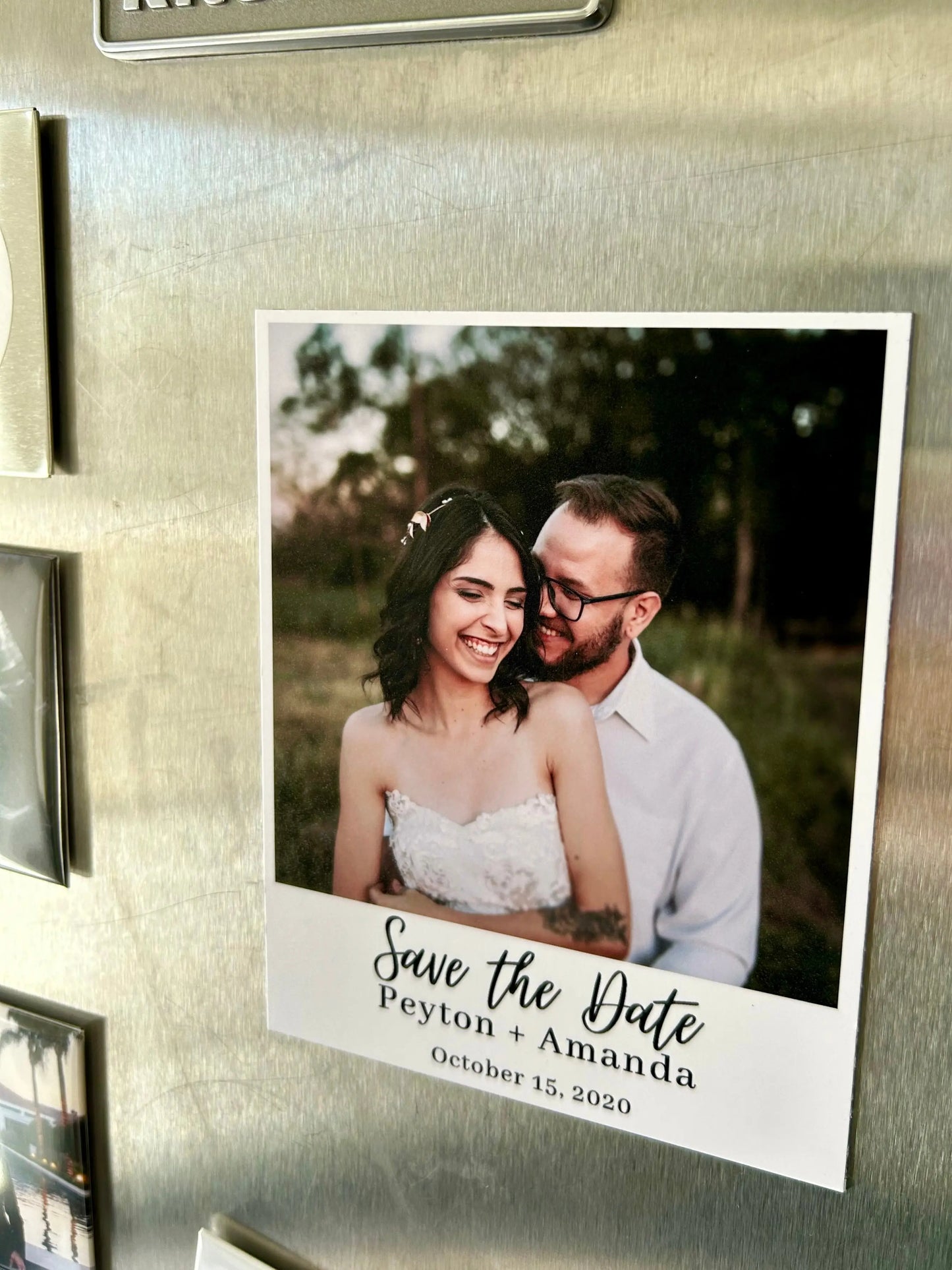 Personalized Save the Date Photo Magnets - Timeless Crafts