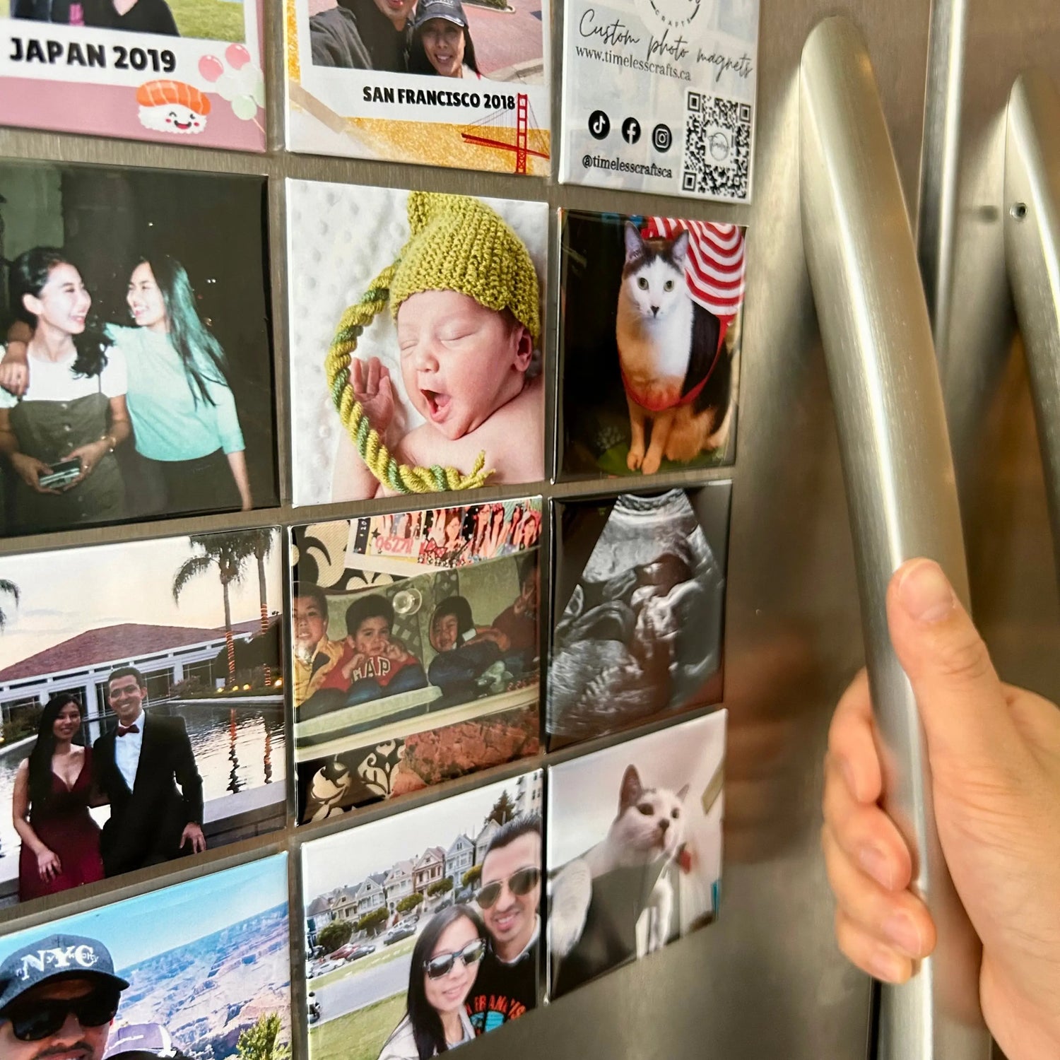 fridge magnets left view