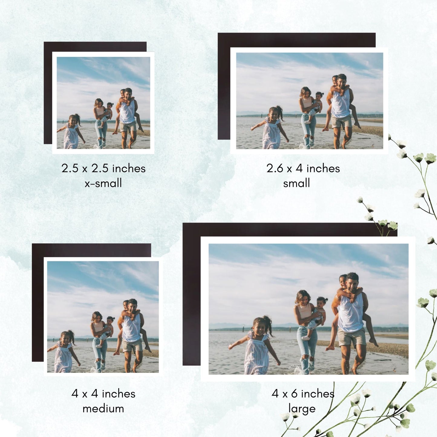 Sizes Flex Magnets Timeless Crafts