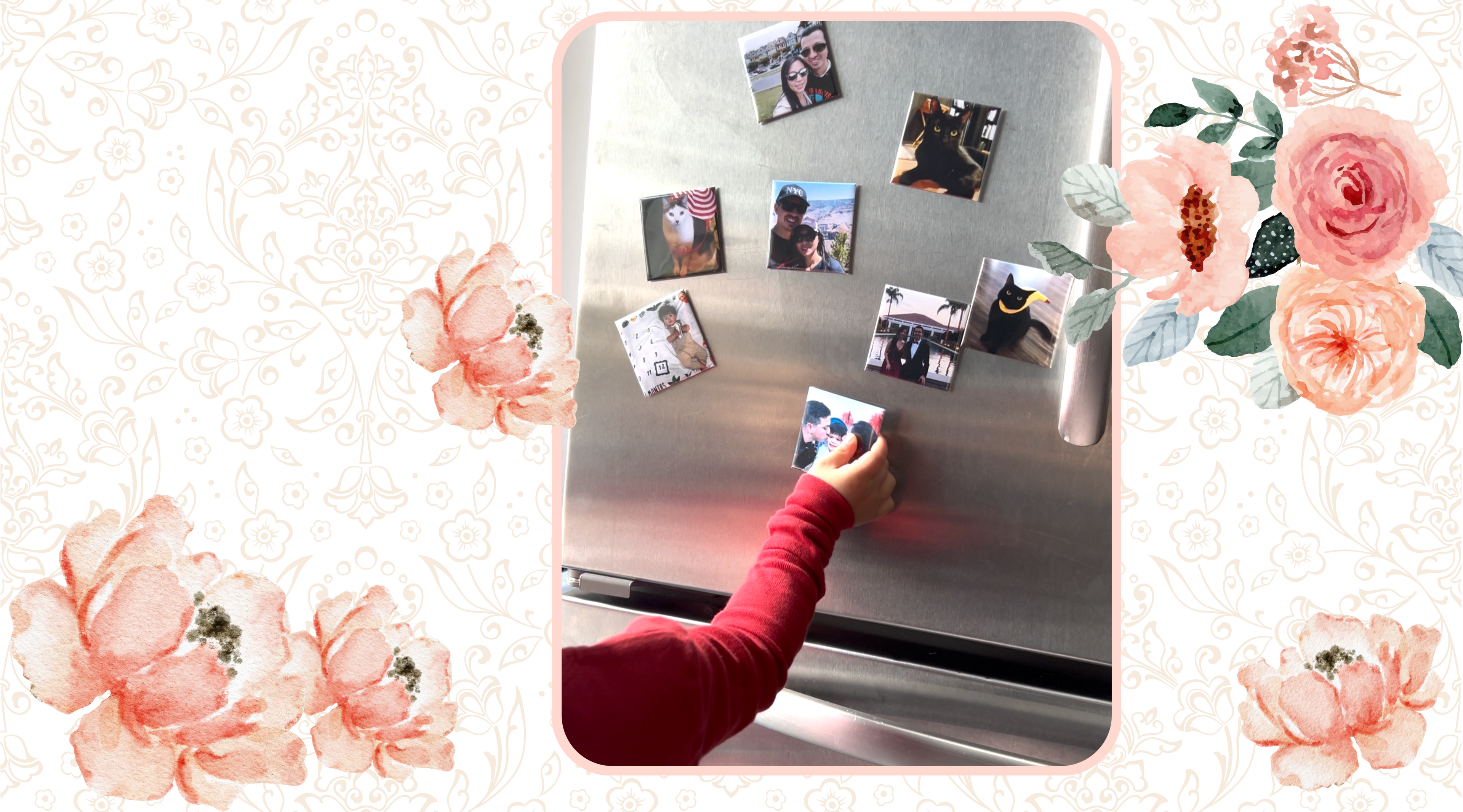 photo magnet square timeless crafts