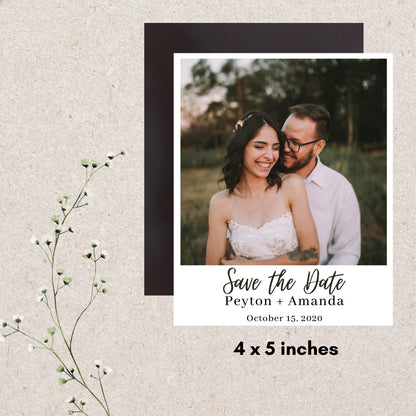 Personalized Save the Date Photo Magnets