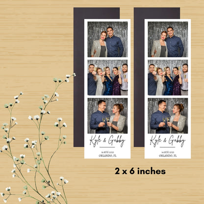 Personalized Photo Strip Magnets