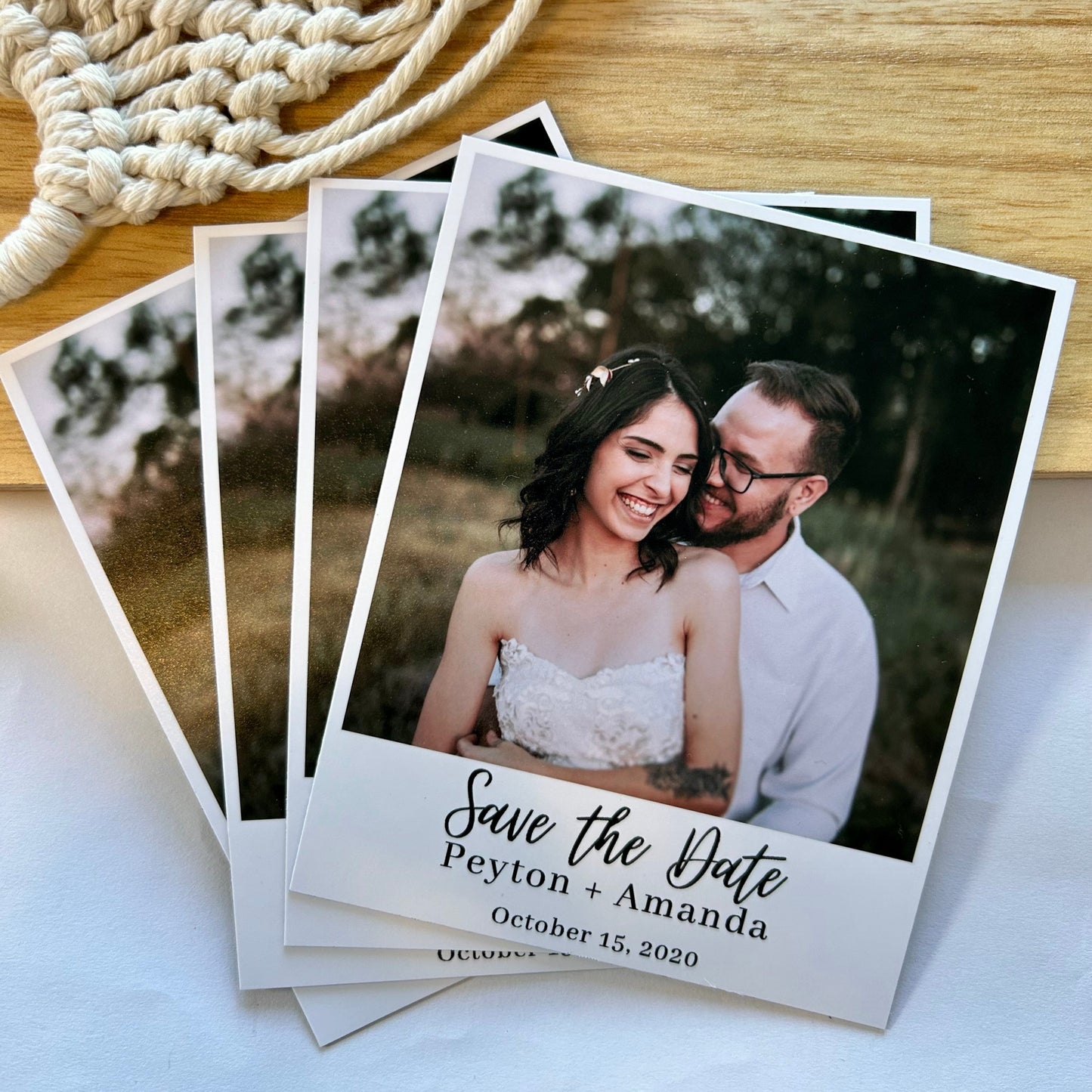 Personalized Save the Date Photo Magnets