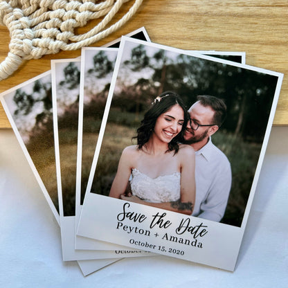 Personalized Save the Date Photo Magnets