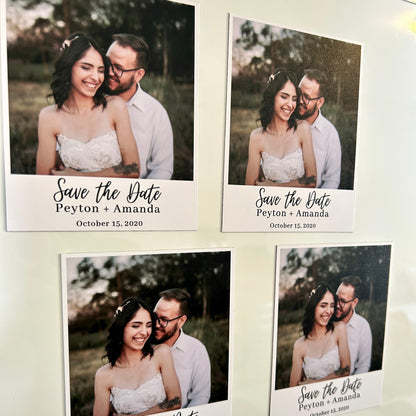 Personalized Save the Date Photo Magnets